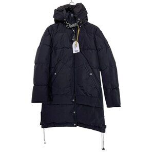 Parajumpers Coat Womens Long Bear Long Jacket Black Size Small‎ S Down Hooded